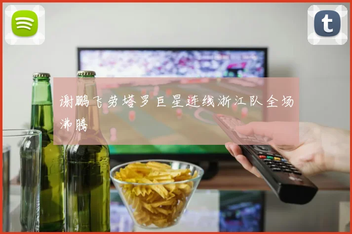 谢鹏飞劳塔罗巨星连线浙江队全场沸腾