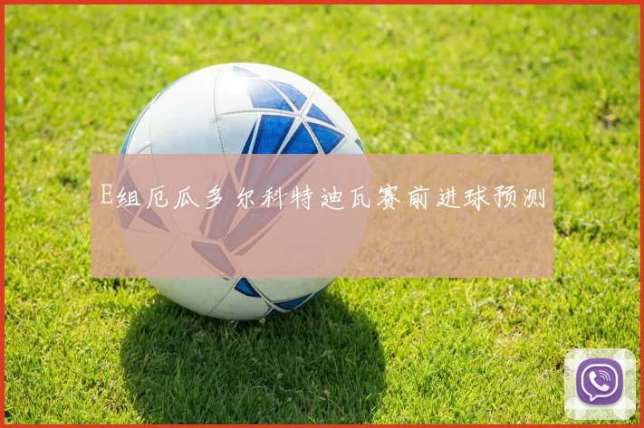 E组厄瓜多尔科特迪瓦赛前进球预测
